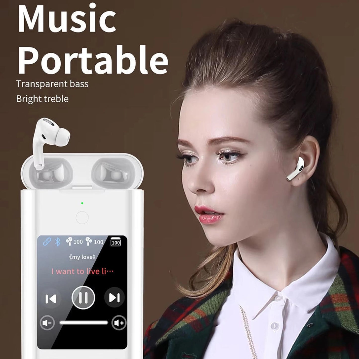 2-in-1 Earbuds & Power Bank