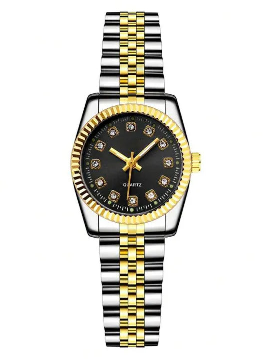 Luxurious Ladies Golden Fashion Watch