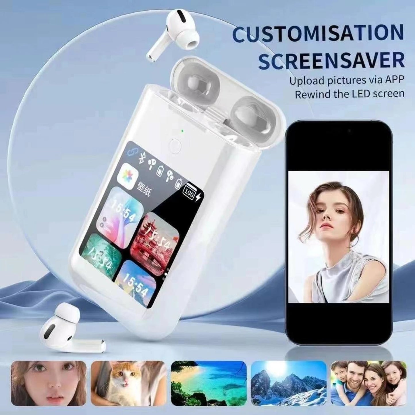 2-in-1 Earbuds & Power Bank