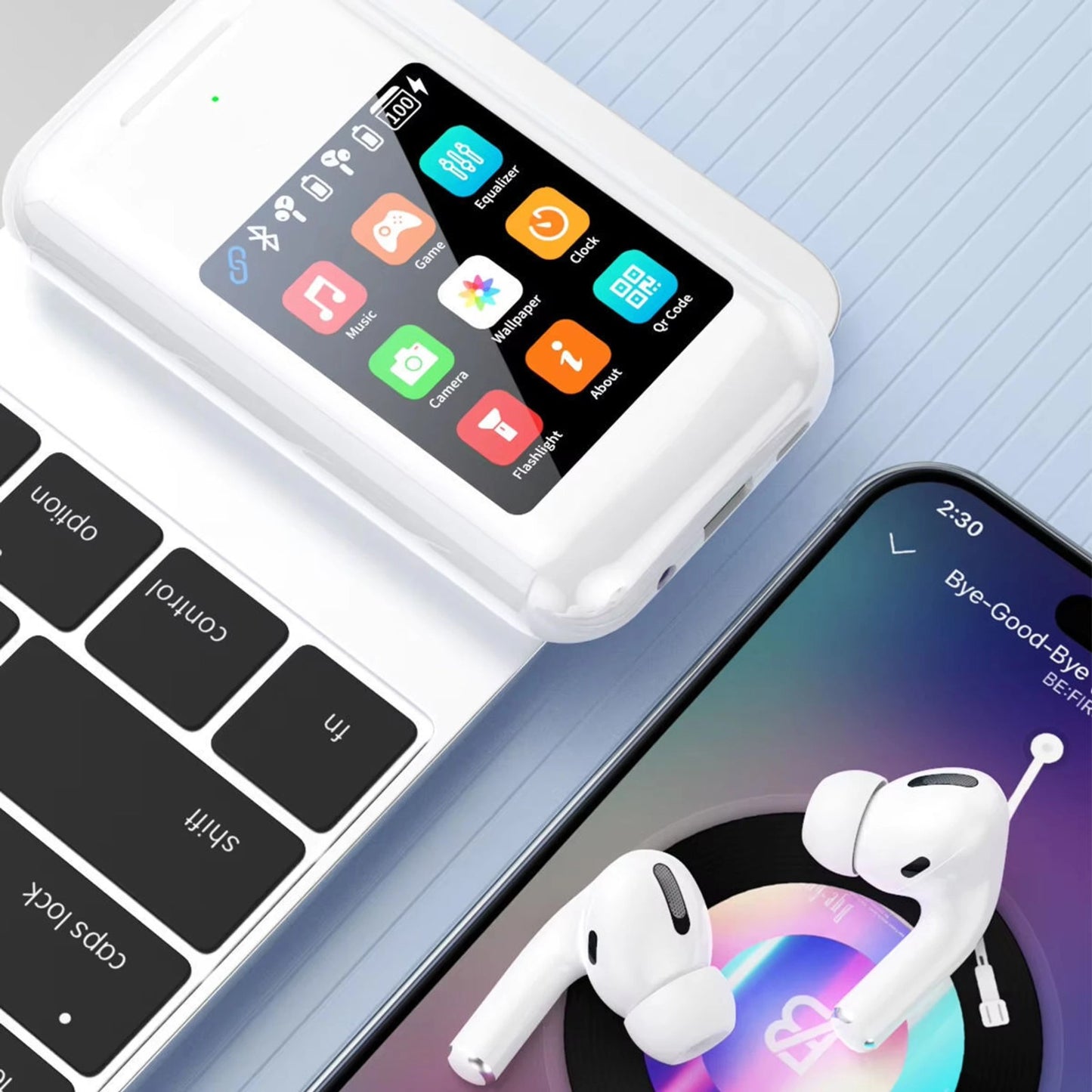 2-in-1 Earbuds & Power Bank